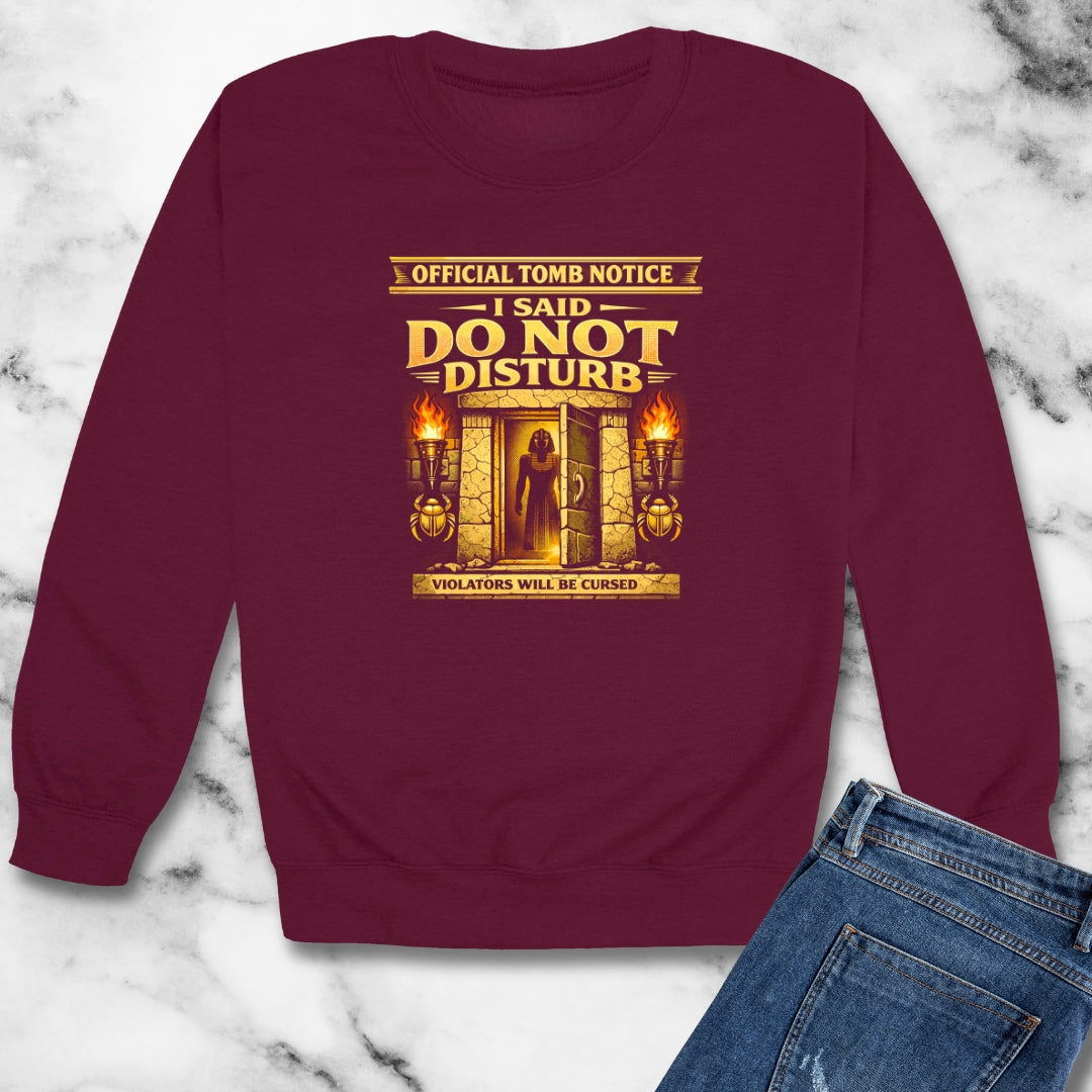 King Tut's Curse Unisex Heavy Crewneck Sweatshirt