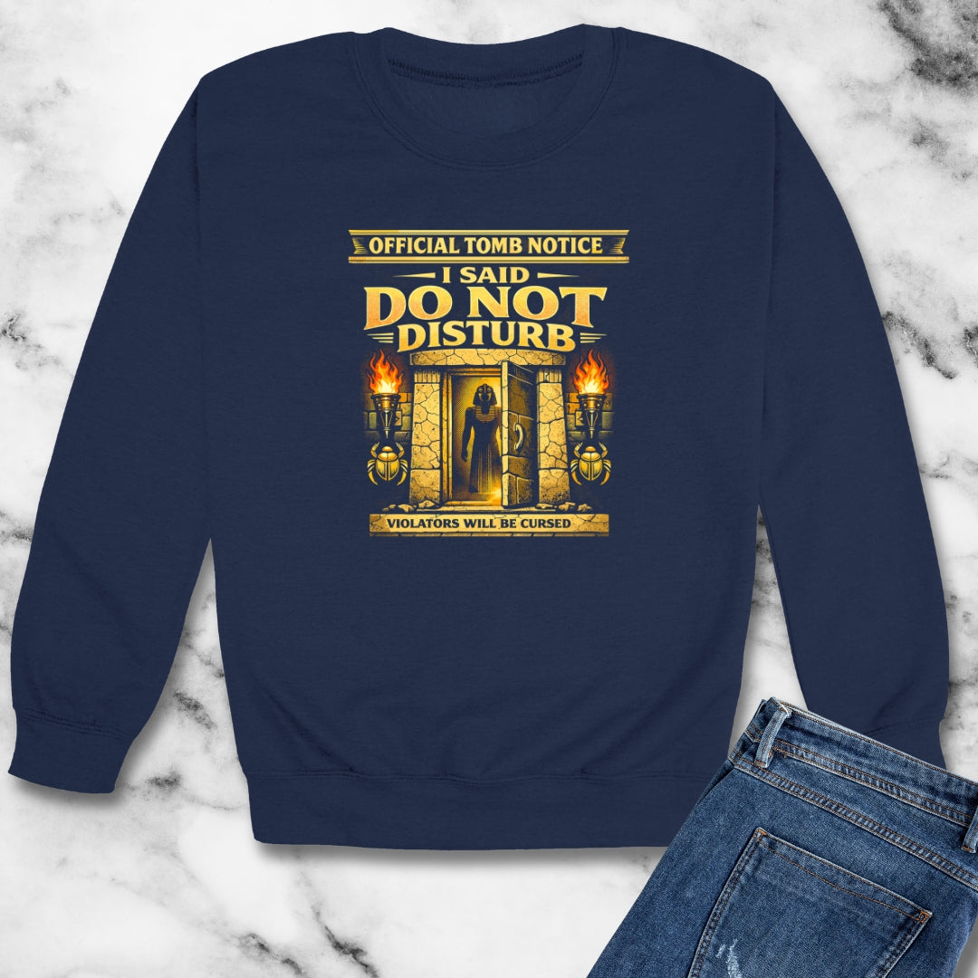 King Tut's Curse Unisex Heavy Crewneck Sweatshirt