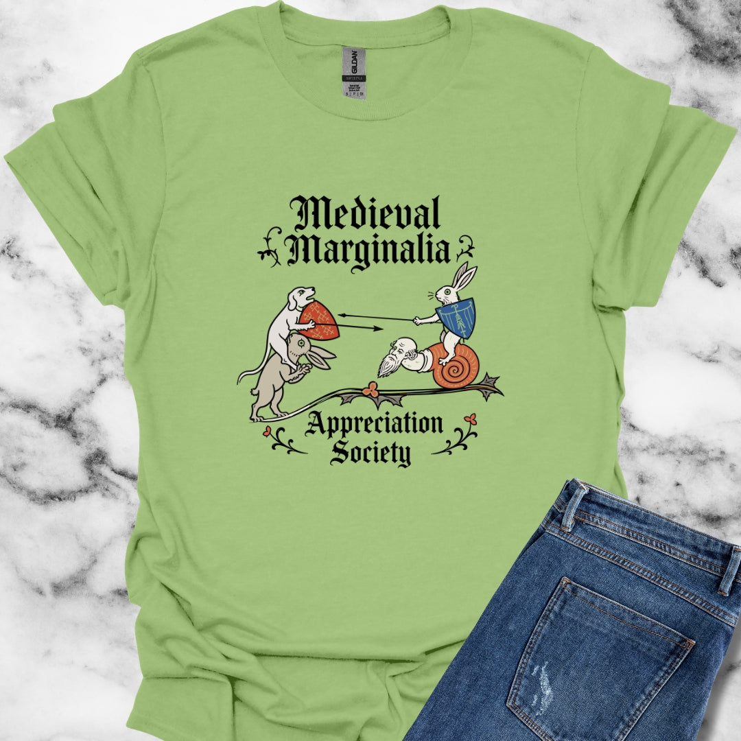 Medieval Marginalia Appreciation Society Battle T-Shirt
