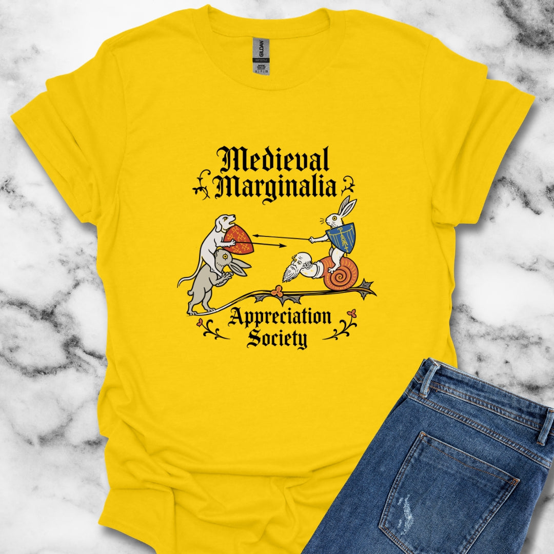Medieval Marginalia Appreciation Society Battle T-Shirt