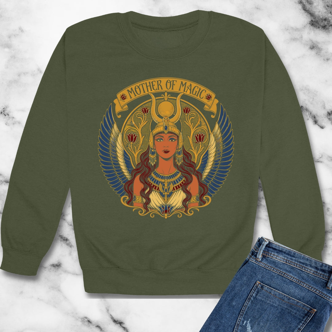 Isis Mother of Magic Unisex Heavy Crewneck Sweatshirt