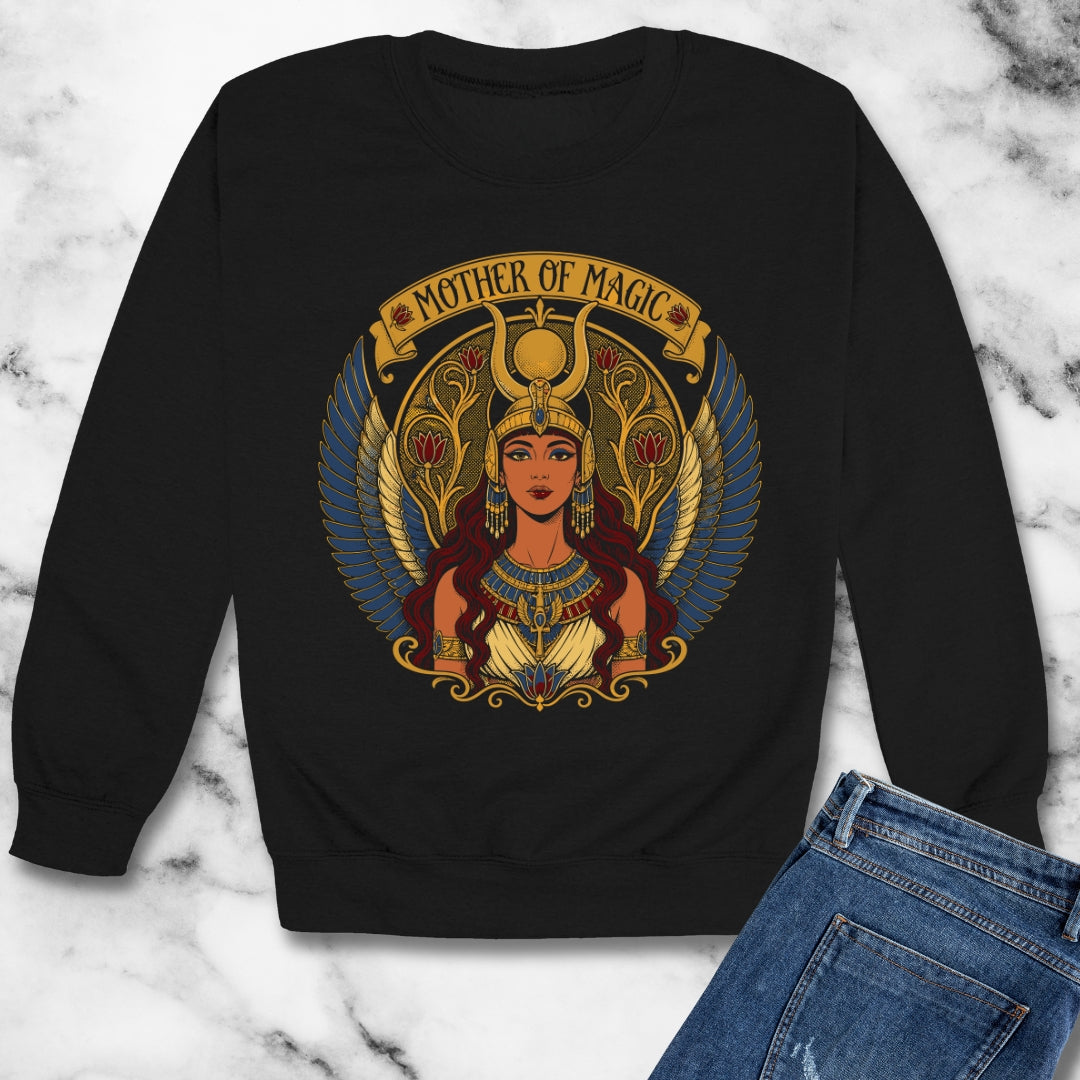 Isis Mother of Magic Unisex Heavy Crewneck Sweatshirt
