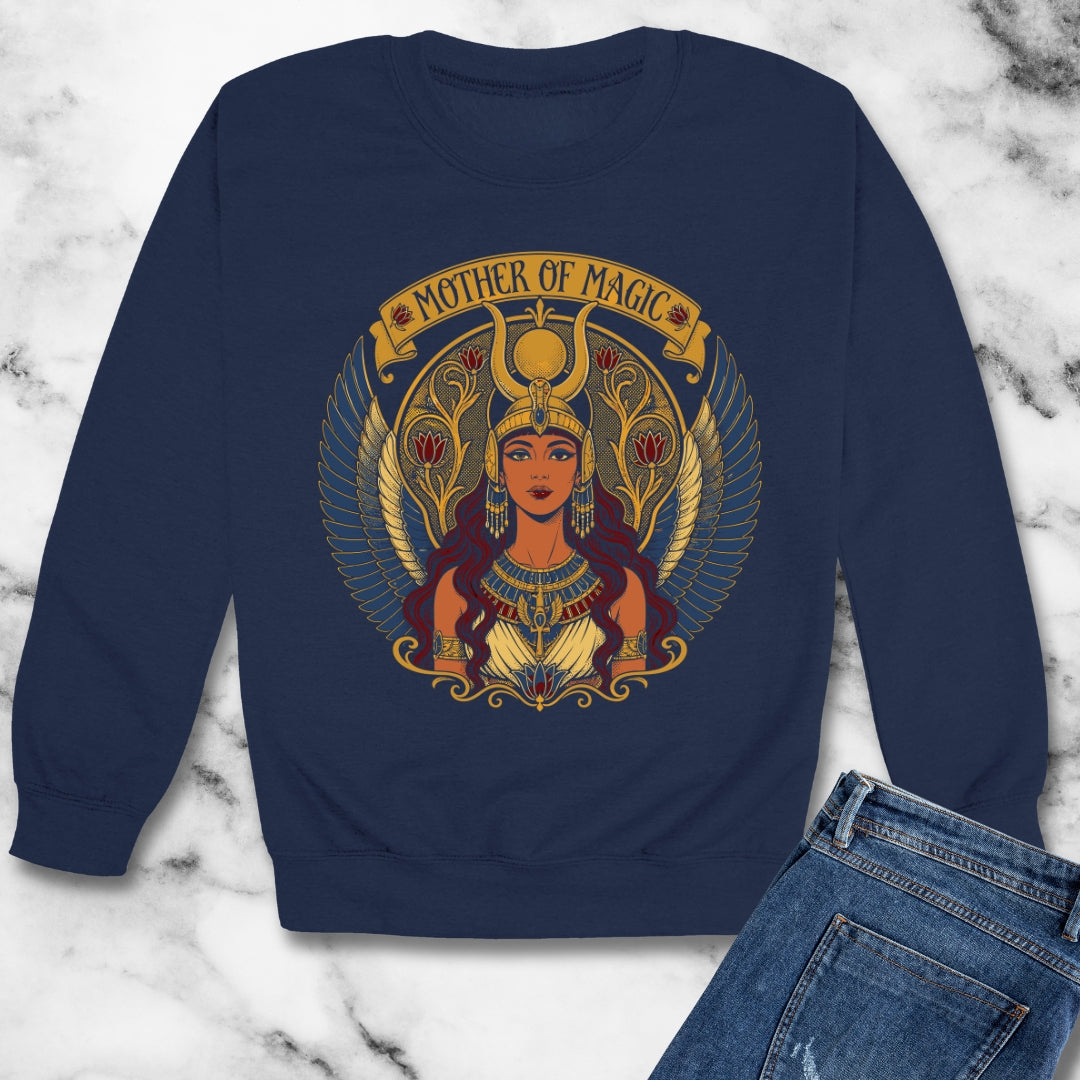 Isis Mother of Magic Unisex Heavy Crewneck Sweatshirt