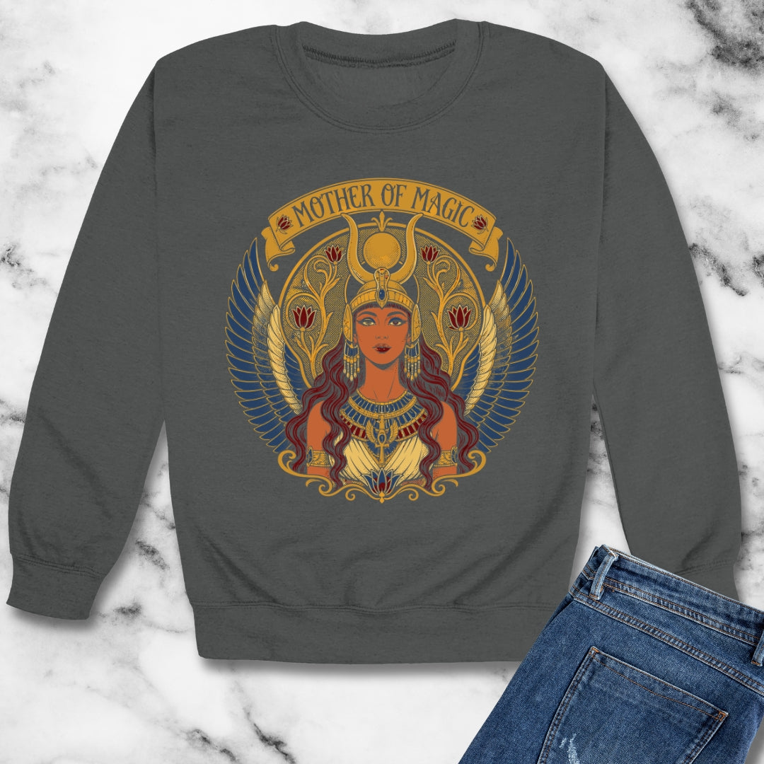 Isis Mother of Magic Unisex Heavy Crewneck Sweatshirt