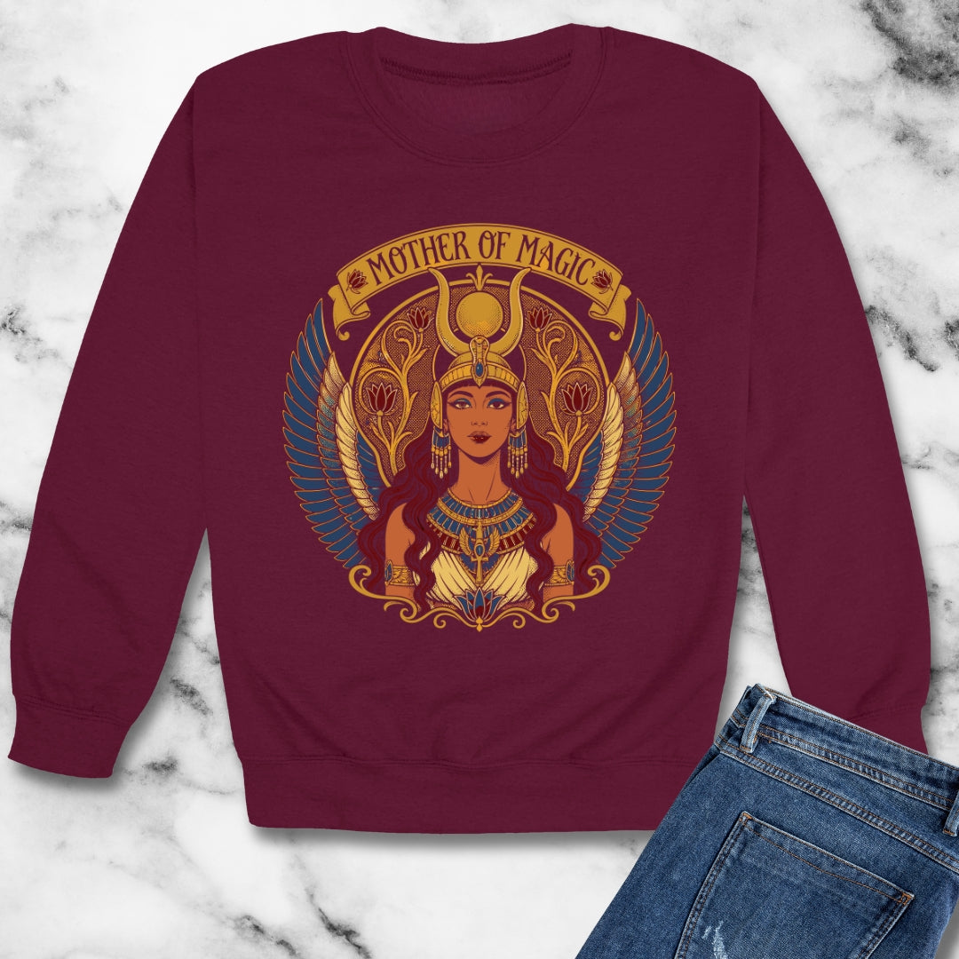 Isis Mother of Magic Unisex Heavy Crewneck Sweatshirt