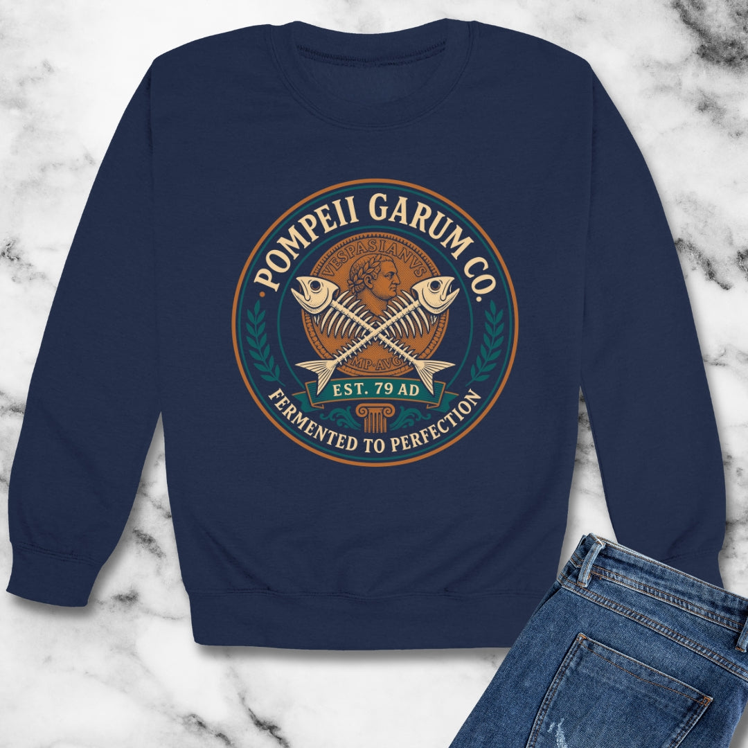 Pompeii Garum Co. Unisex Heavy Crewneck Sweatshirt
