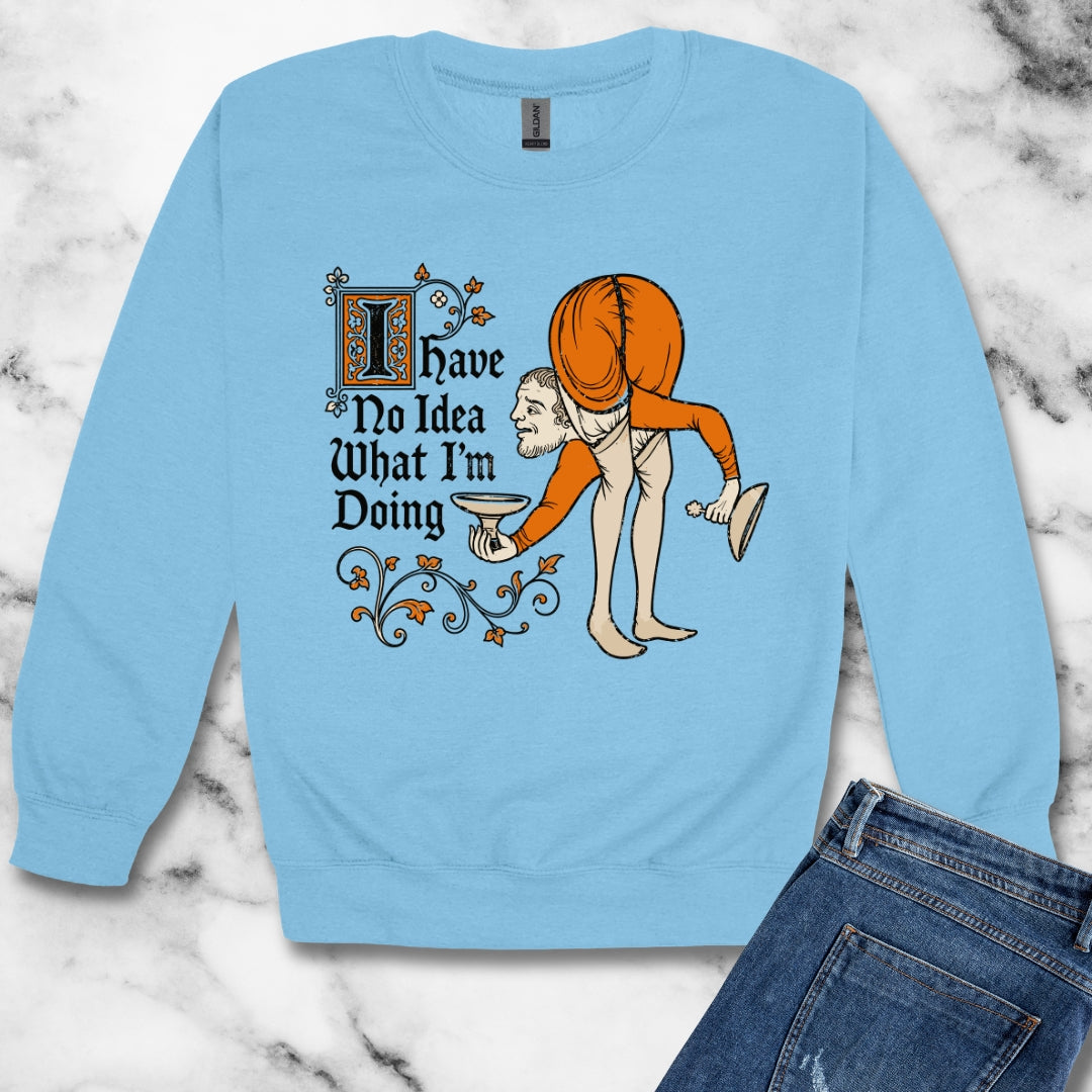 Marginalia No Idea What I'm Doing Unisex Heavy Crewneck Sweatshirt