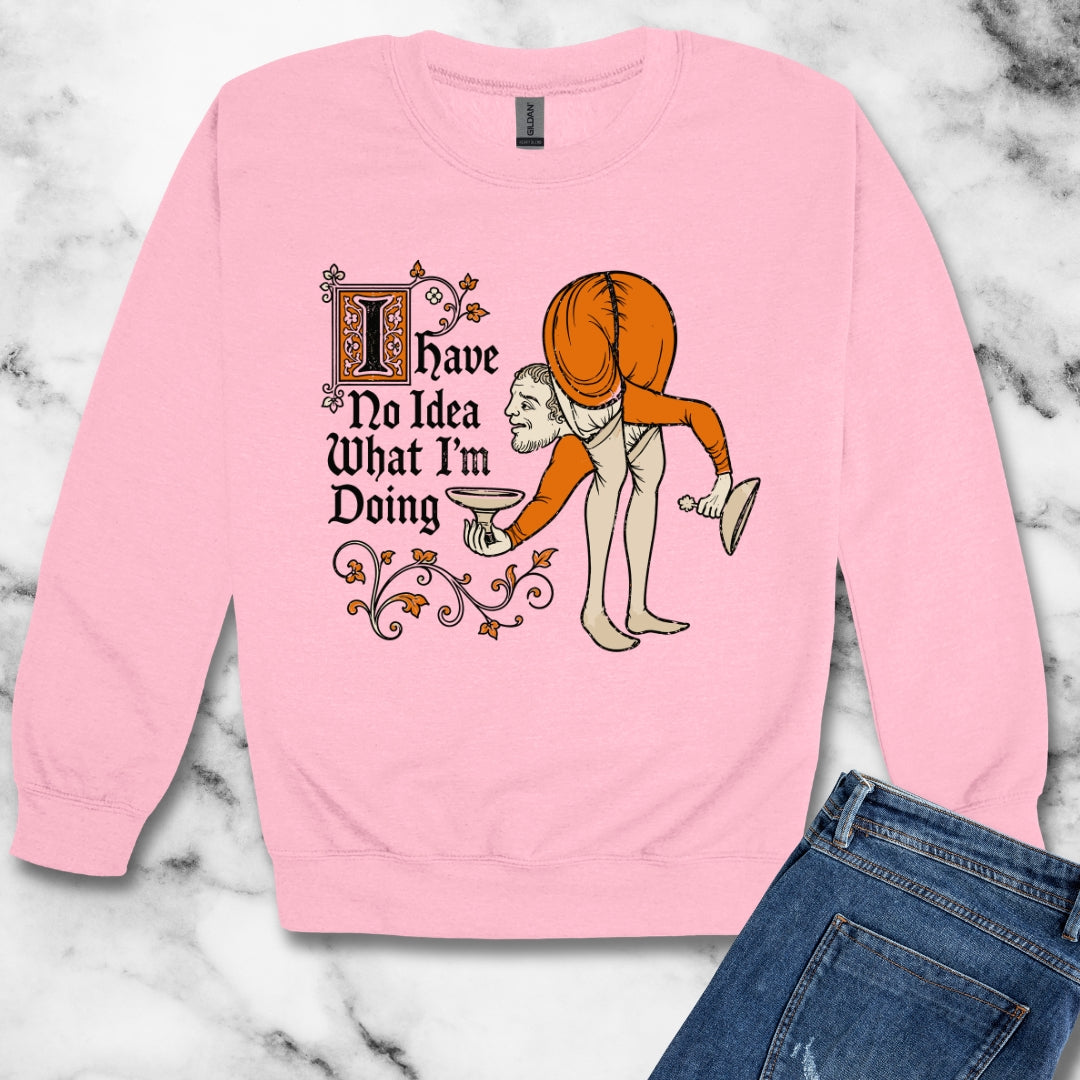 Marginalia No Idea What I'm Doing Unisex Heavy Crewneck Sweatshirt