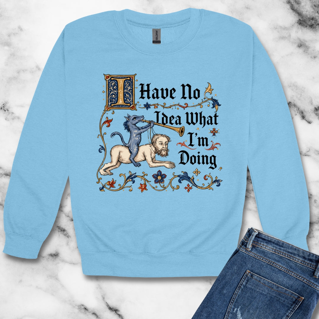 Marginalia I Have No Idea What I'm Doing Unisex Heavy Crewneck Sweatshirt