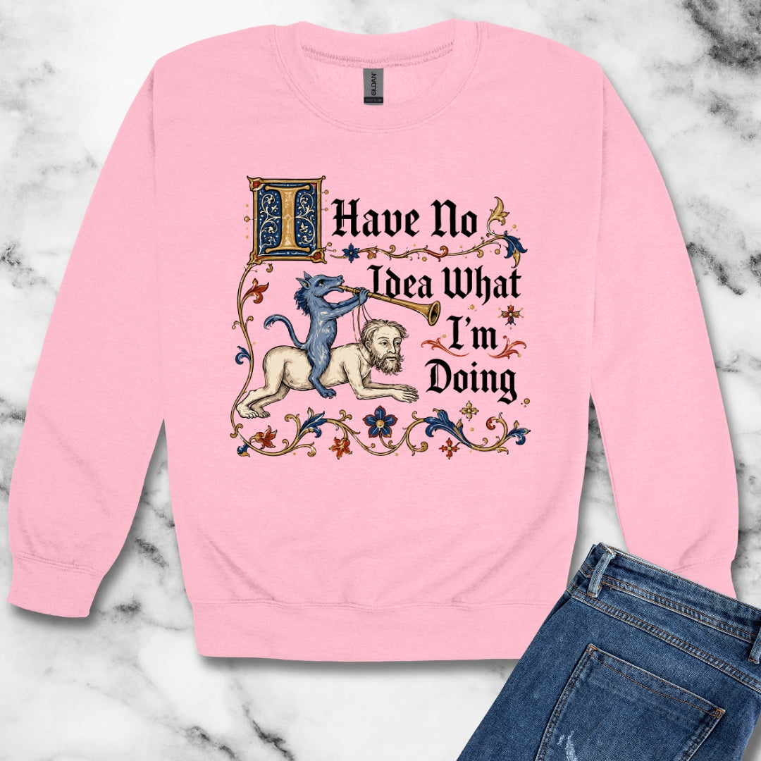 Marginalia I Have No Idea What I'm Doing Unisex Heavy Crewneck Sweatshirt