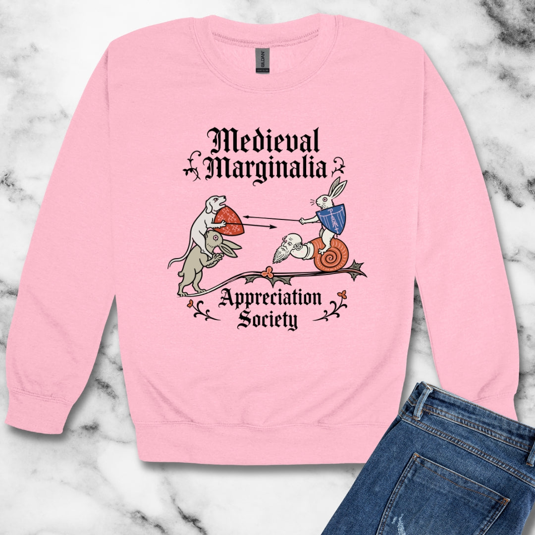 Medieval Marginalia Appreciation Society Battle Unisex Heavy Crewneck Sweatshirt