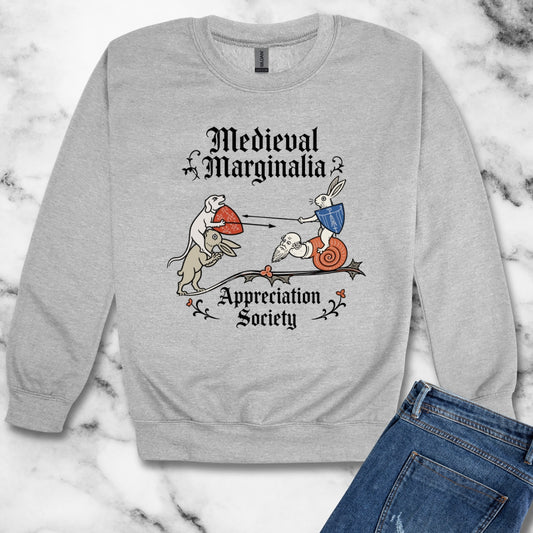 Medieval Marginalia Appreciation Society Battle Unisex Heavy Crewneck Sweatshirt