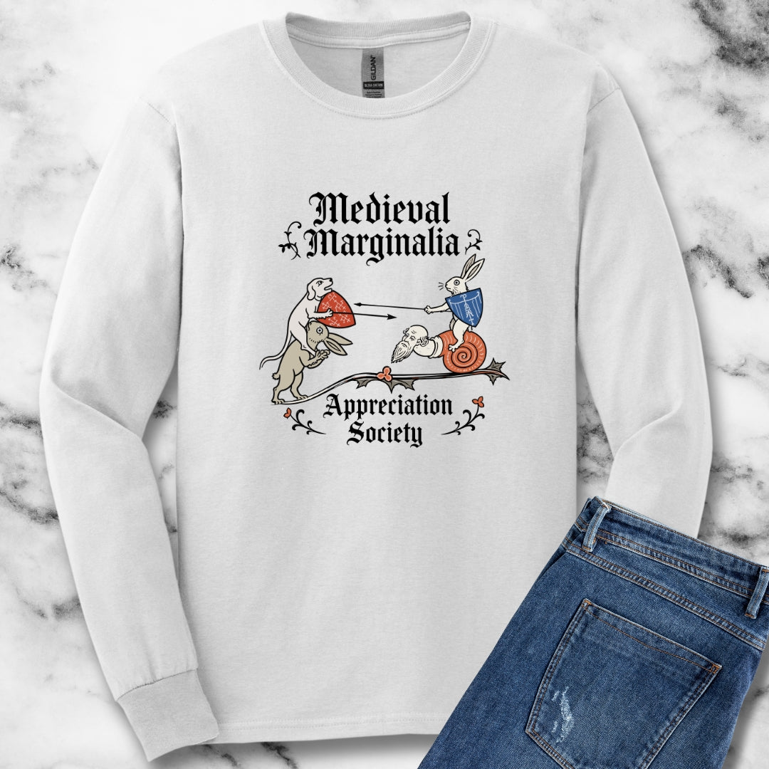 Medieval Marginalia Appreciation Society Battle Unisex Long Sleeve Tee