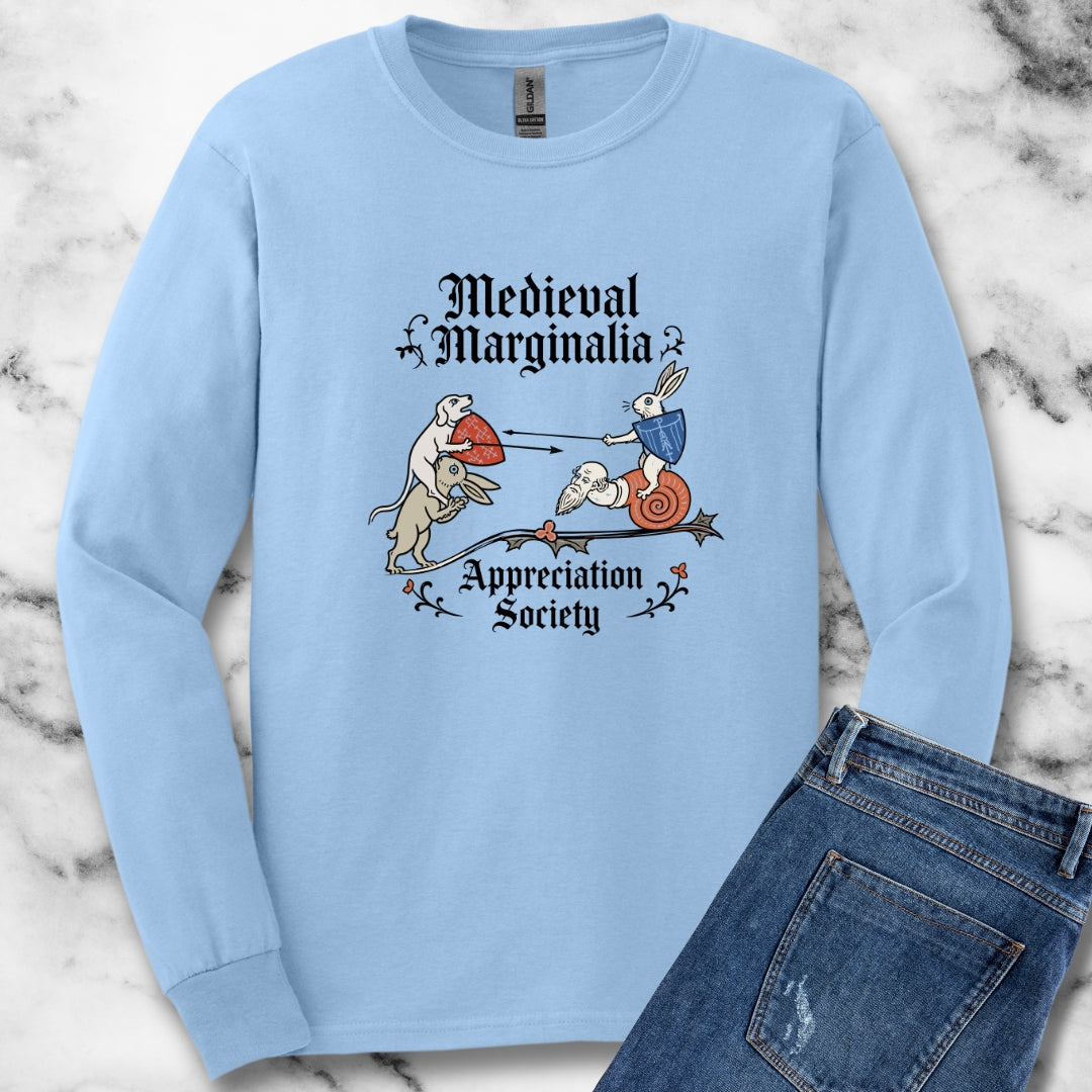 Medieval Marginalia Appreciation Society Battle Unisex Long Sleeve Tee