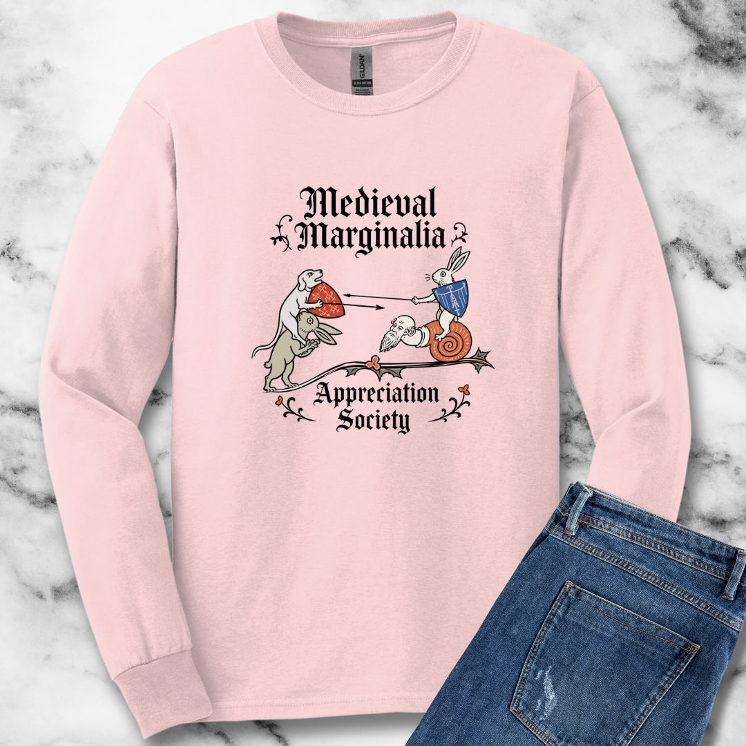 Medieval Marginalia Appreciation Society Battle Unisex Long Sleeve Tee