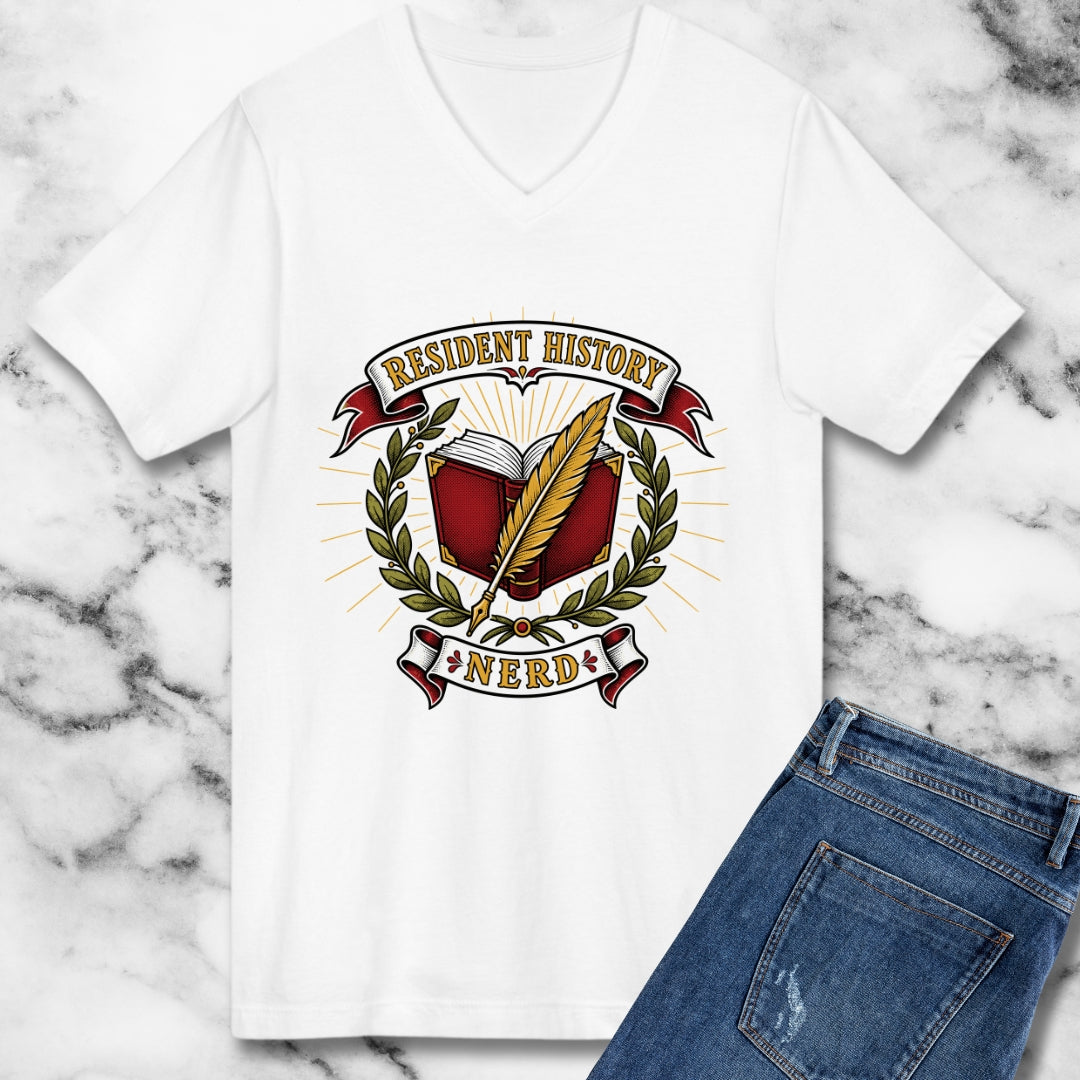 Resident History Nerd V-neck