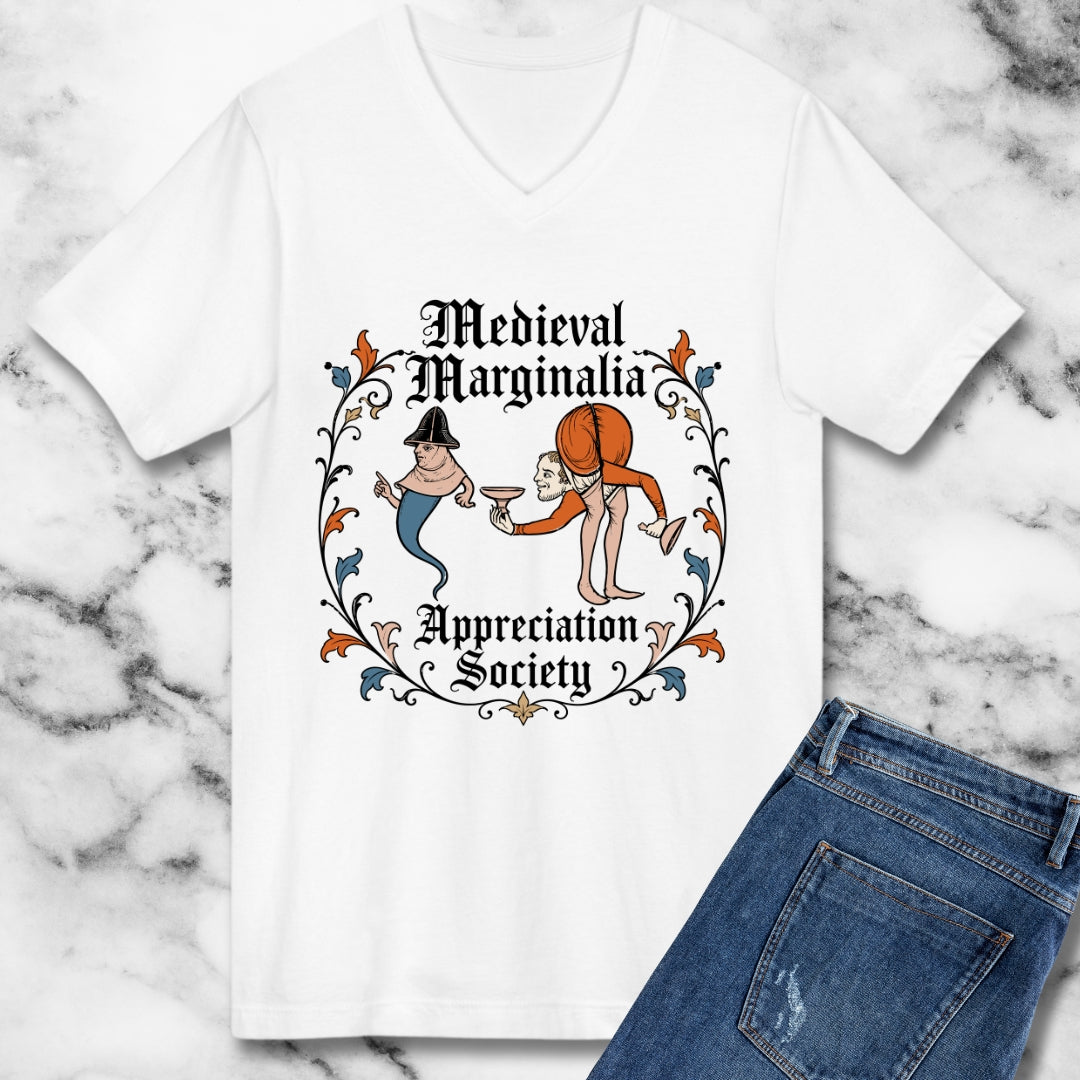 Medieval Marginalia Appreciation Society Men V-neck
