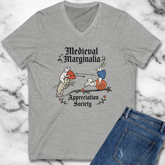 Medieval Marginalia Appreciation Society Battle V-neck