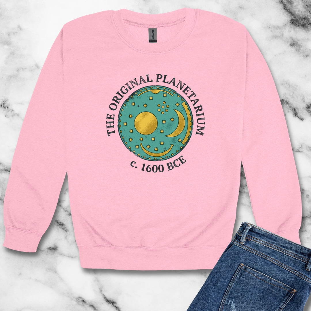 Nebra Sky Disc Original Planetarium Unisex Heavy Crewneck Sweatshirt