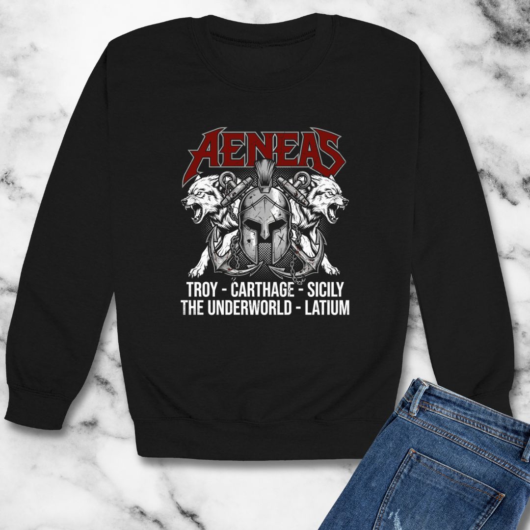 Aeneas Tour Unisex Heavy Crewneck Sweatshirt