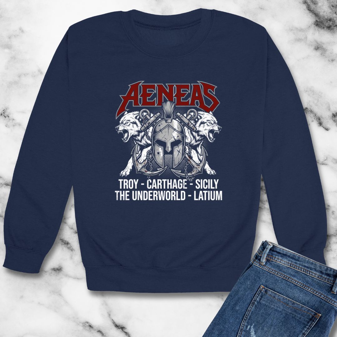 Aeneas Tour Unisex Heavy Crewneck Sweatshirt