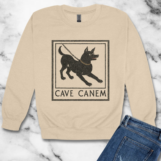 Cave Canum Pompeii Mosaic Unisex Heavy Crewneck Sweatshirt