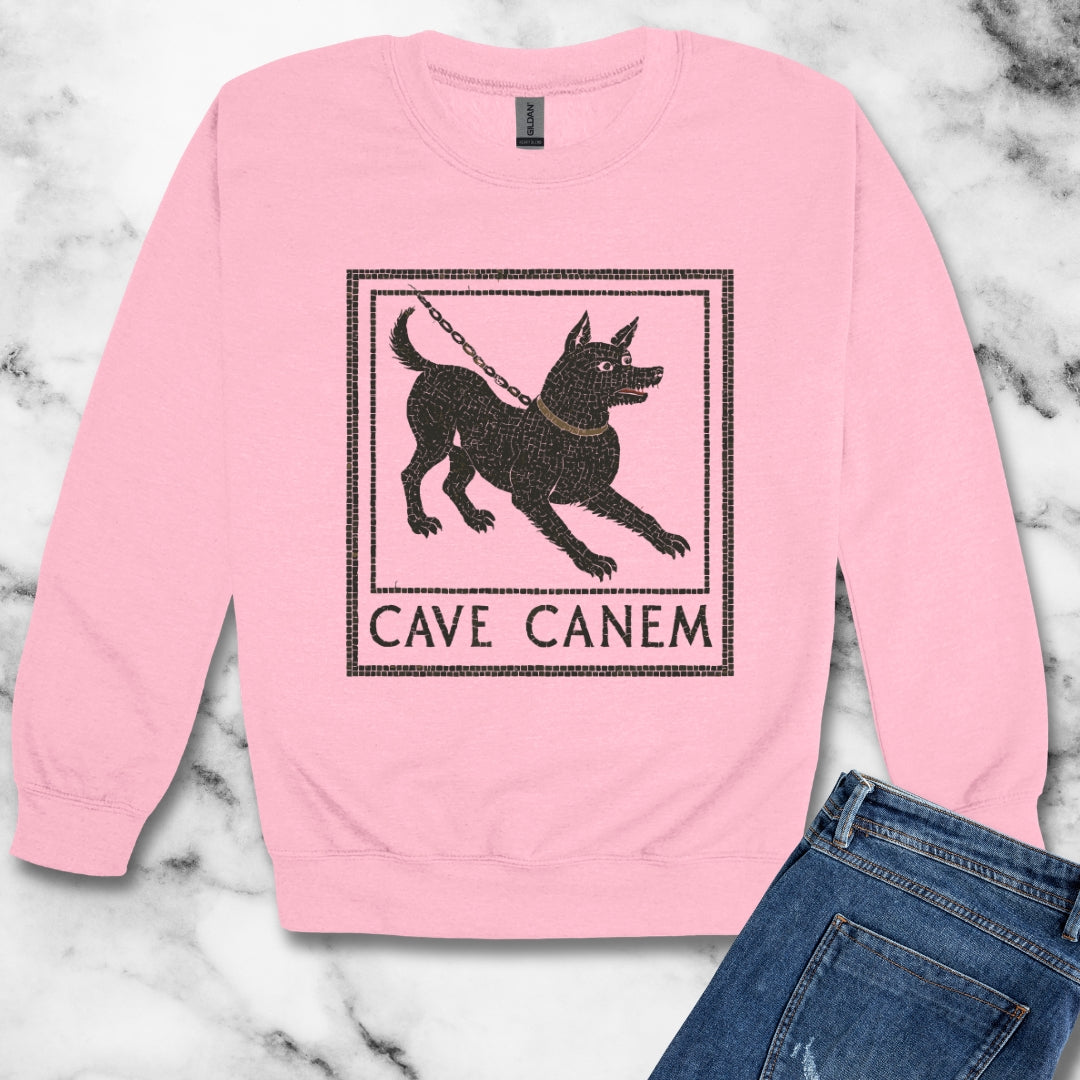 Cave Canum Pompeii Mosaic Unisex Heavy Crewneck Sweatshirt