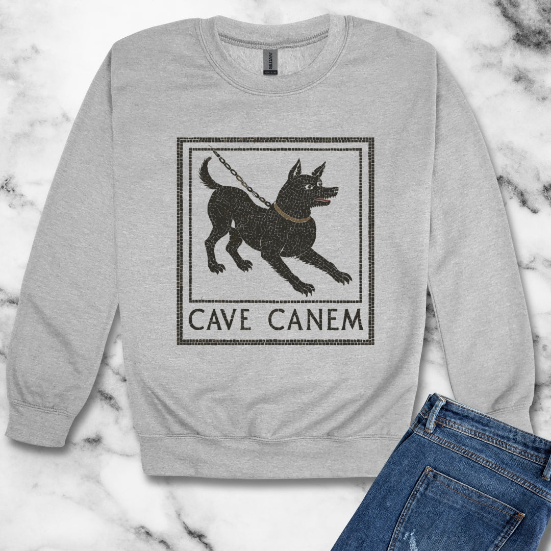 Cave Canum Pompeii Mosaic Unisex Heavy Crewneck Sweatshirt