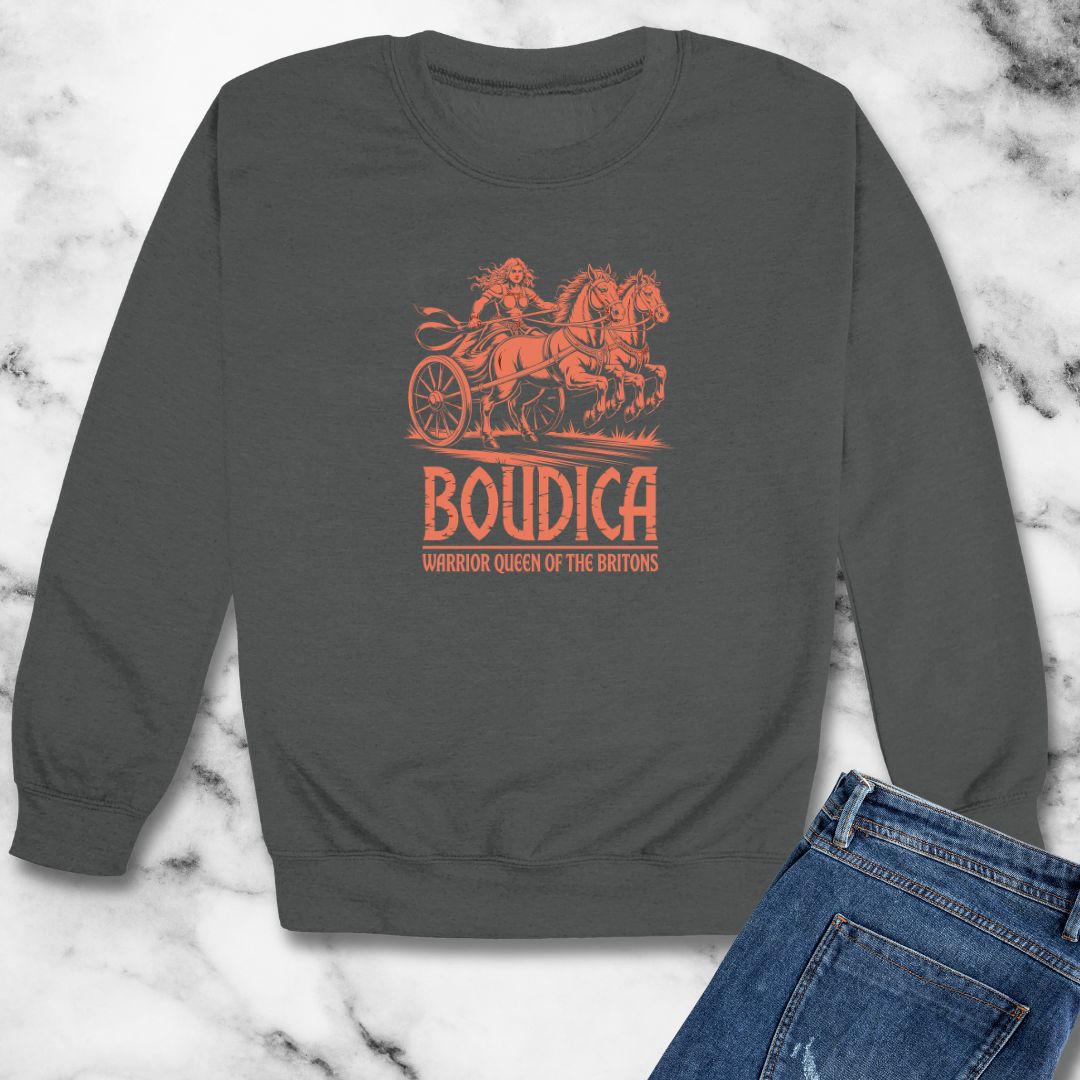 Bourica Queen of Britons Iceni Unisex Heavy Crewneck Sweatshirt