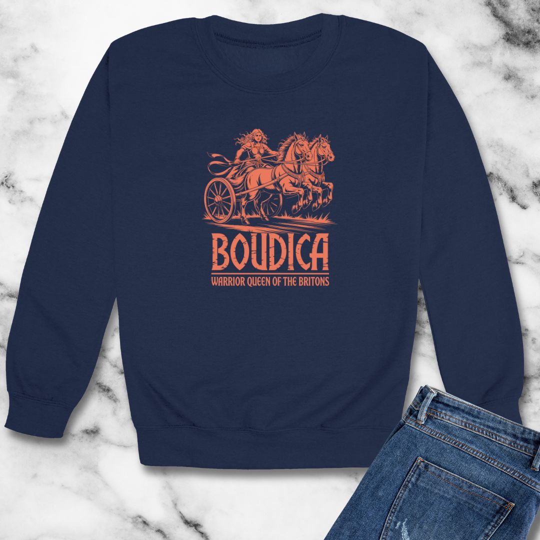 Bourica Queen of Britons Iceni Unisex Heavy Crewneck Sweatshirt