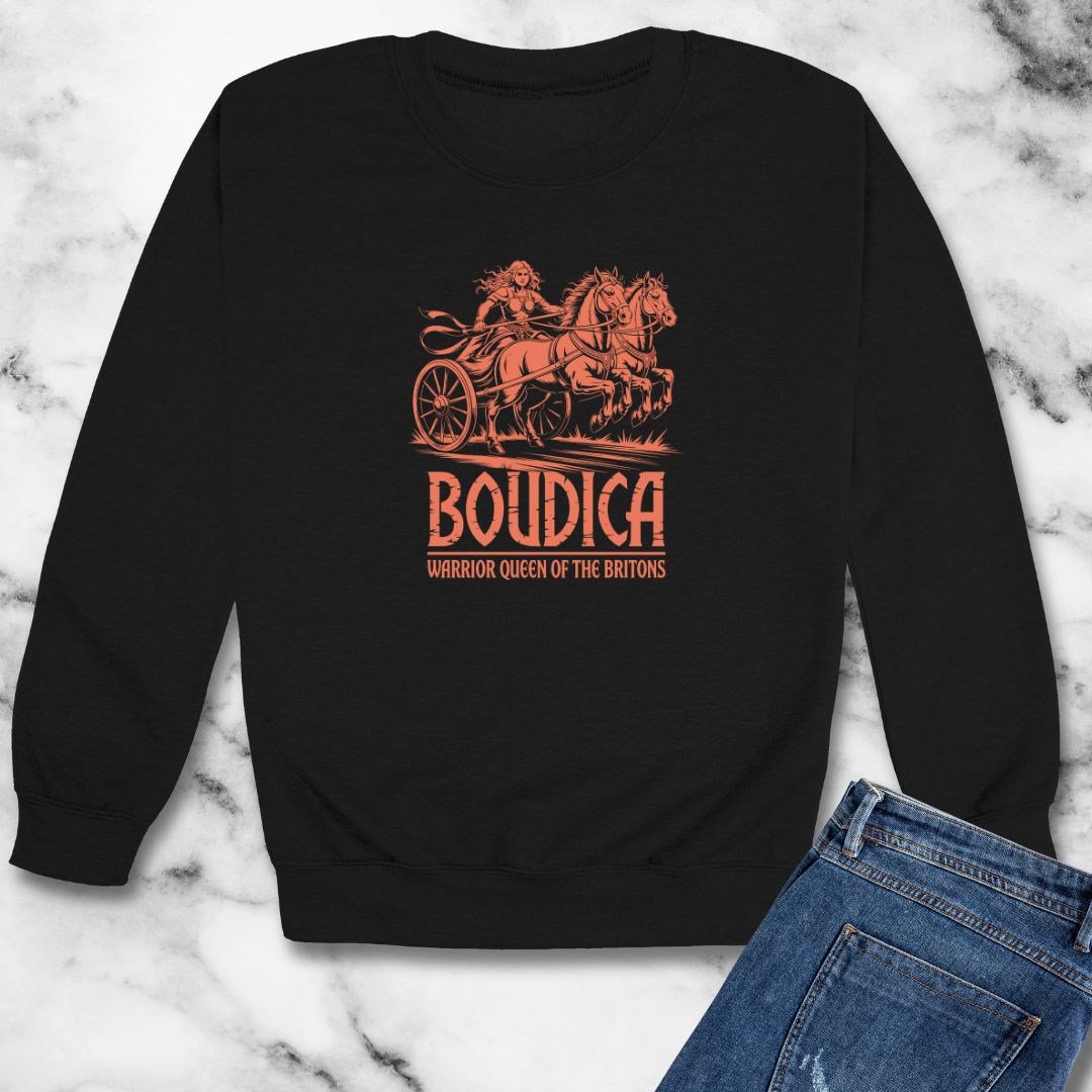 Bourica Queen of Britons Iceni Unisex Heavy Crewneck Sweatshirt