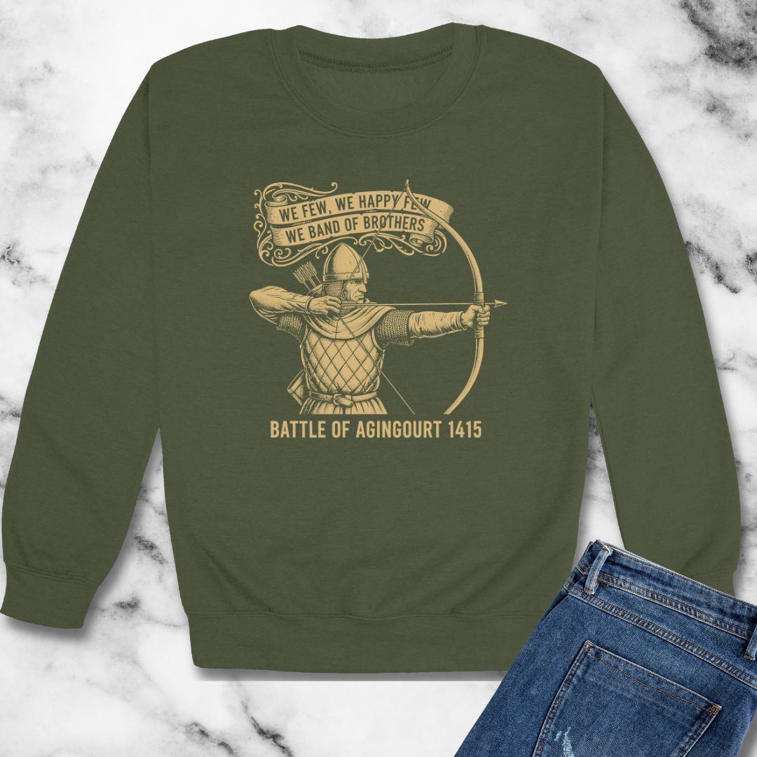 Battle of Agincourt Band of Brothers Unisex Heavy Crewneck Sweatshirt