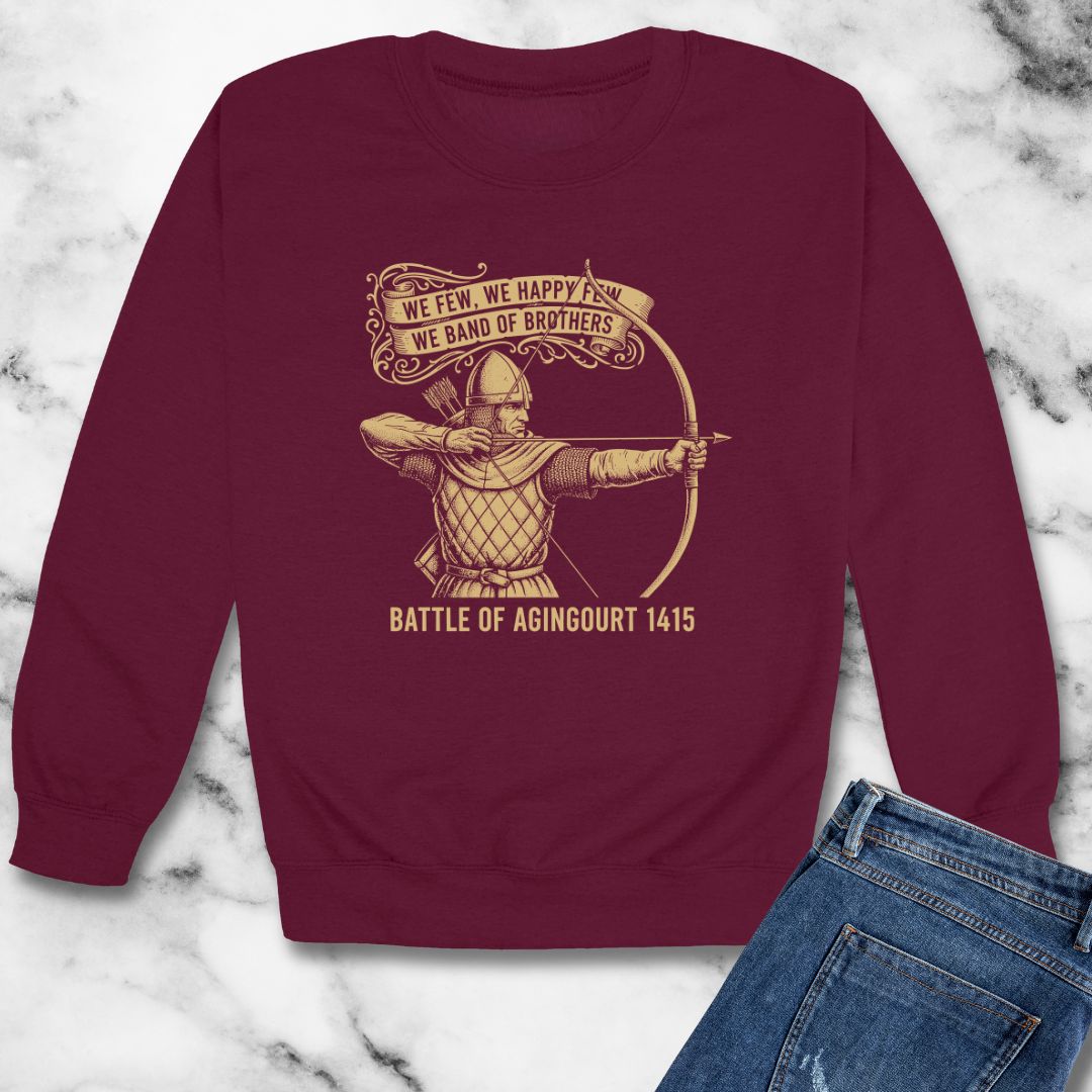 Battle of Agincourt Band of Brothers Unisex Heavy Crewneck Sweatshirt