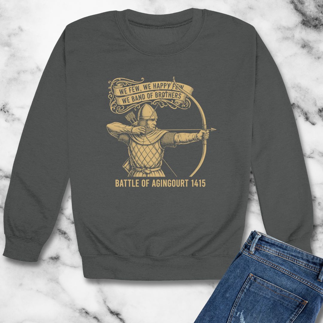 Battle of Agincourt Band of Brothers Unisex Heavy Crewneck Sweatshirt
