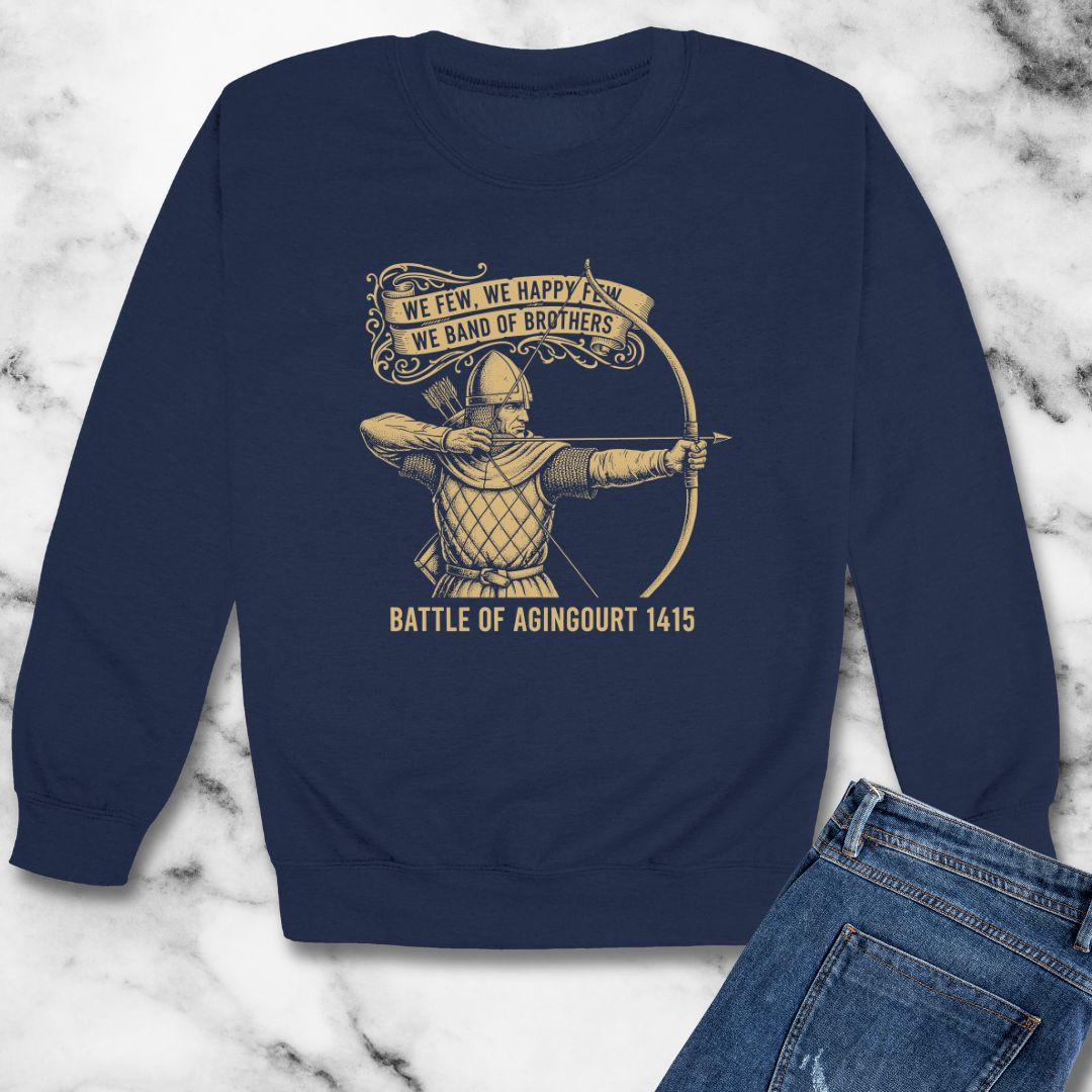 Battle of Agincourt Band of Brothers Unisex Heavy Crewneck Sweatshirt