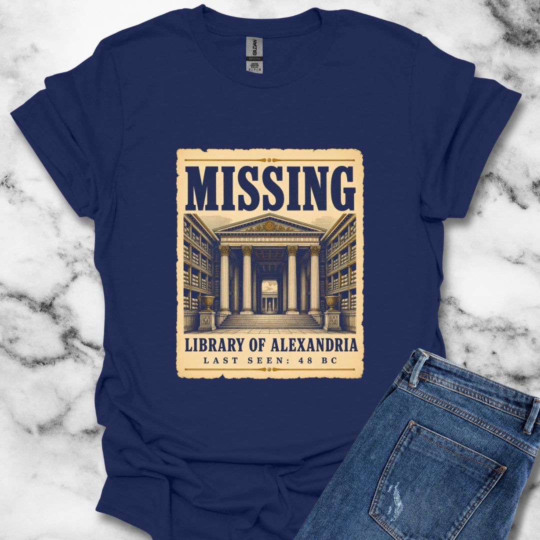 Missing Library of Alexandria Poster T-Shirt