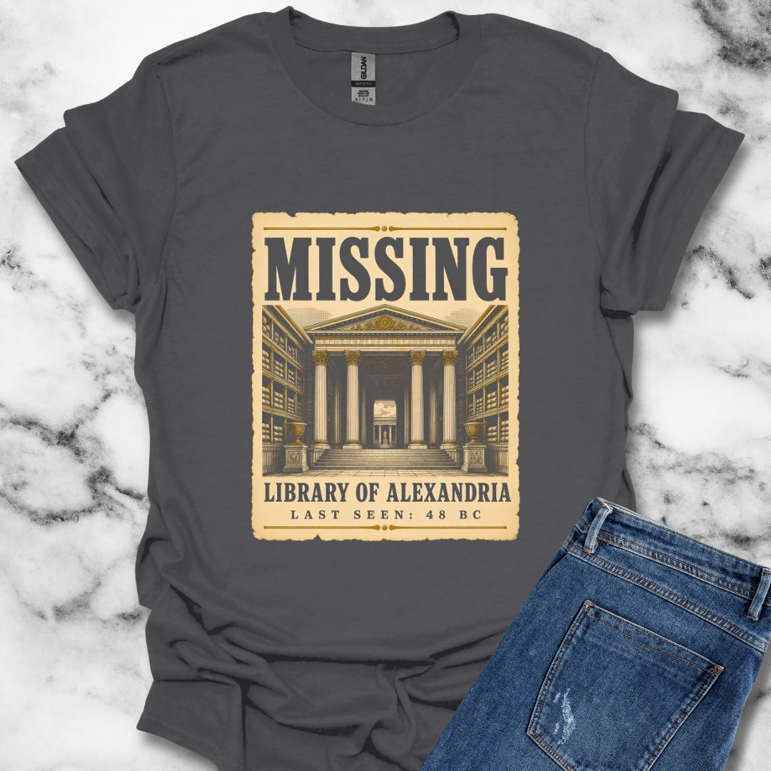 Missing Library of Alexandria Poster T-Shirt