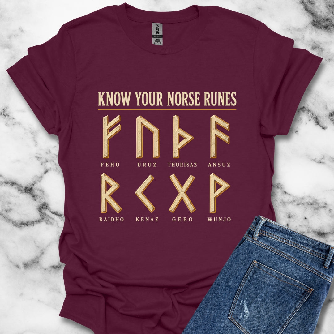 Know Your Norse Runes T-Shirt