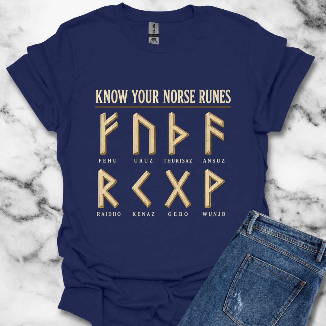 Know Your Norse Runes T-Shirt