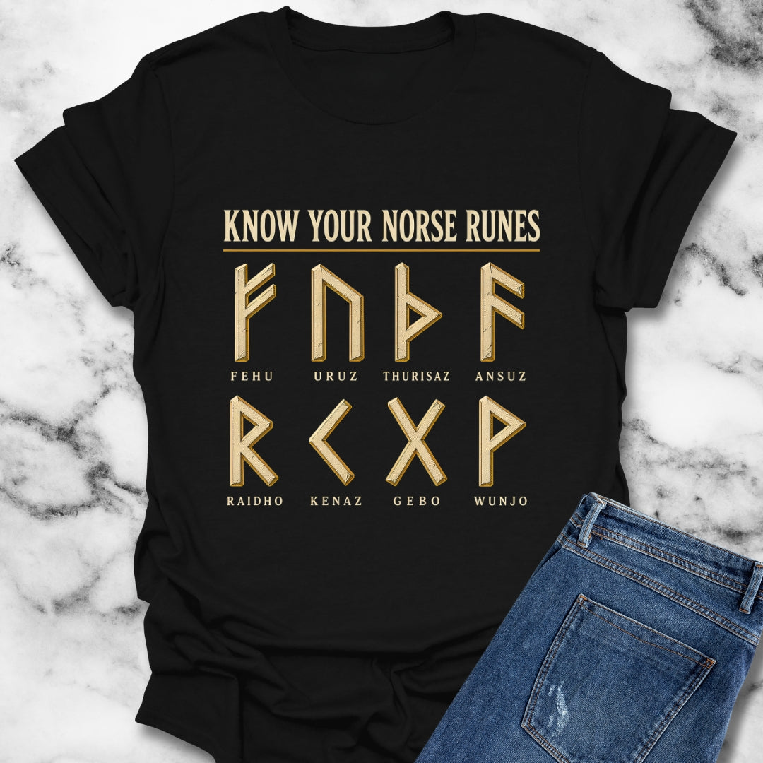 Know Your Norse Runes T-Shirt