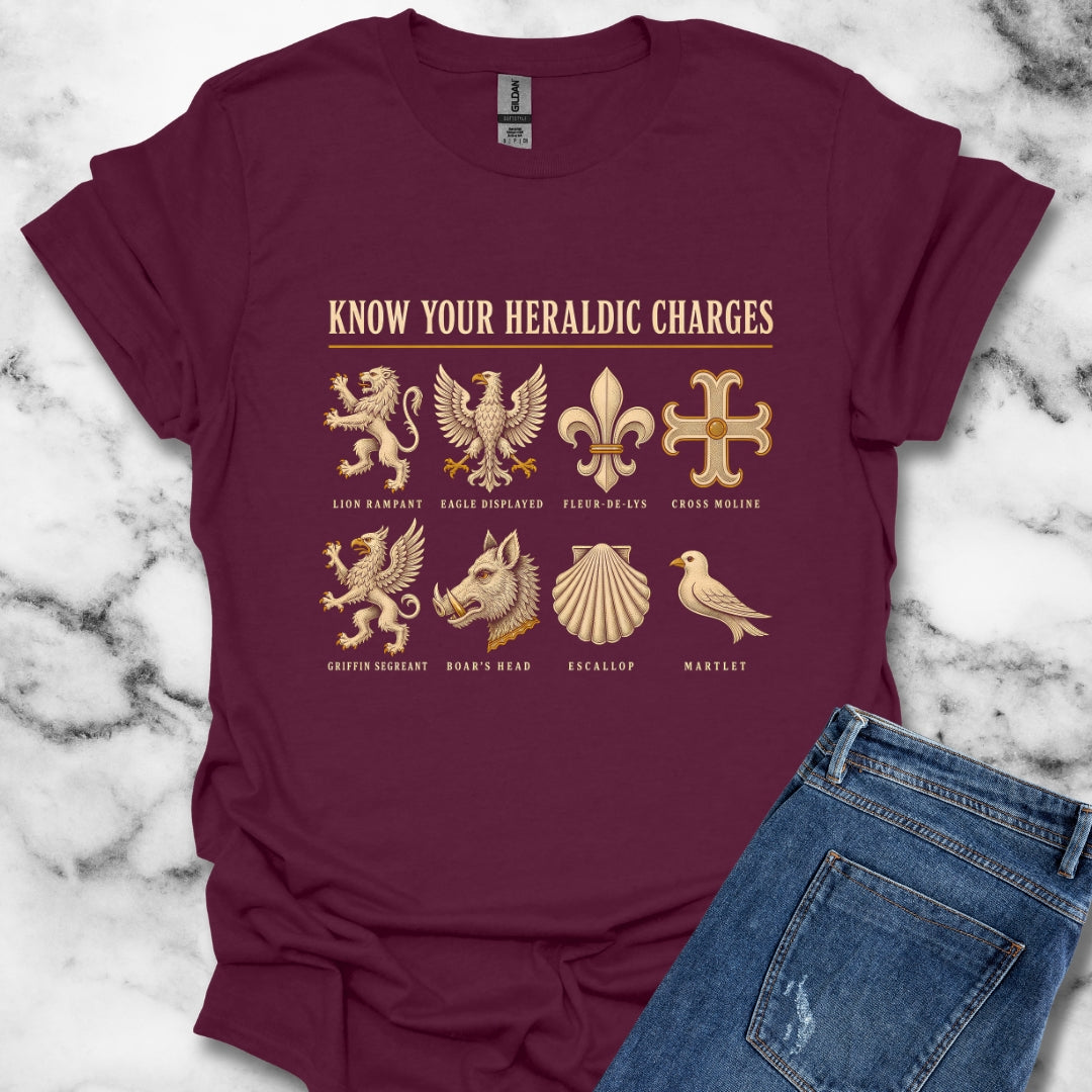 Know Your Heraldic Charges T-Shirt