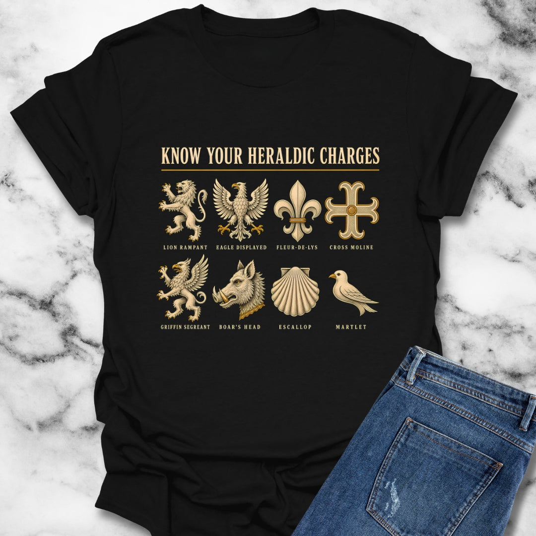 Know Your Heraldic Charges T-Shirt