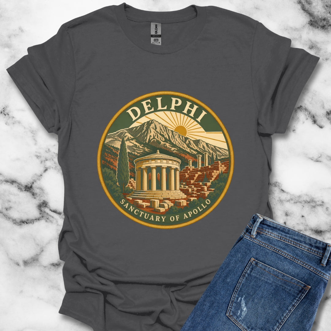Delphi Sanctuary of Apollo Patch T-Shirt