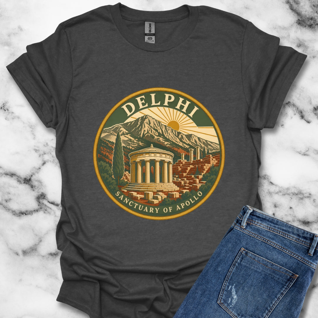 Delphi Sanctuary of Apollo Patch T-Shirt