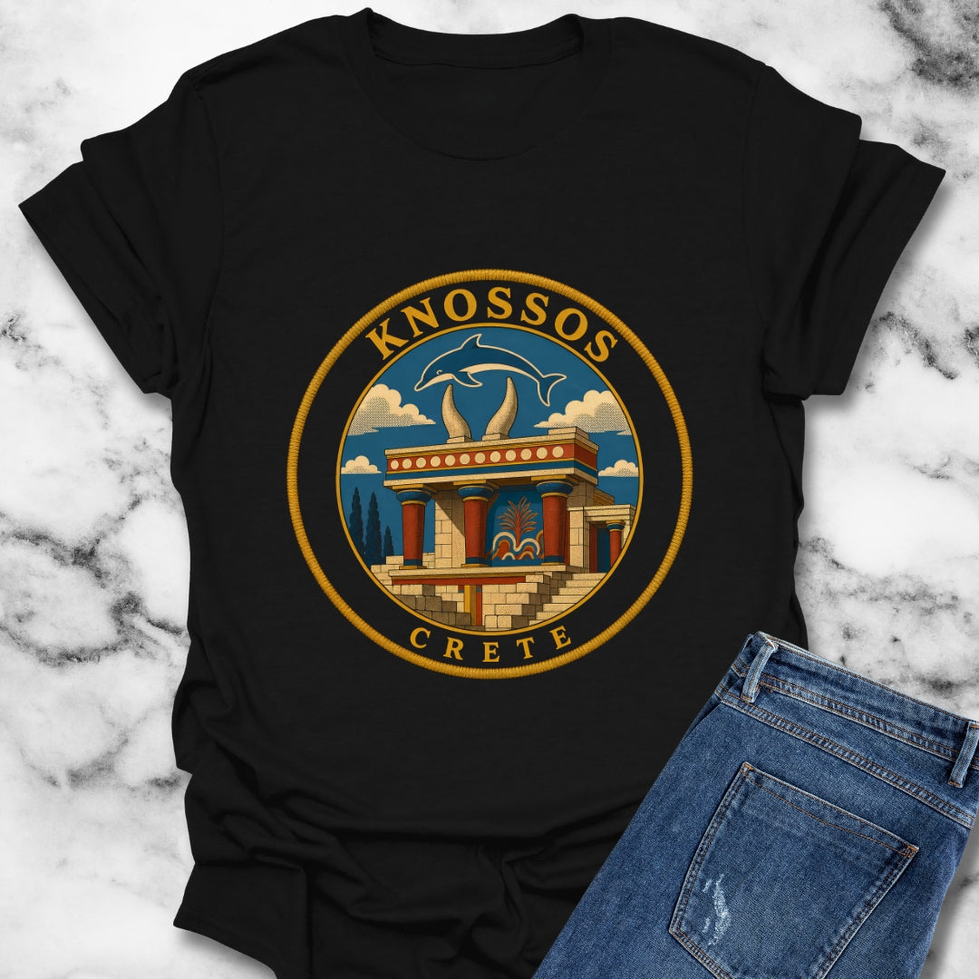 Knossos Crete Palace Patch T-Shirt