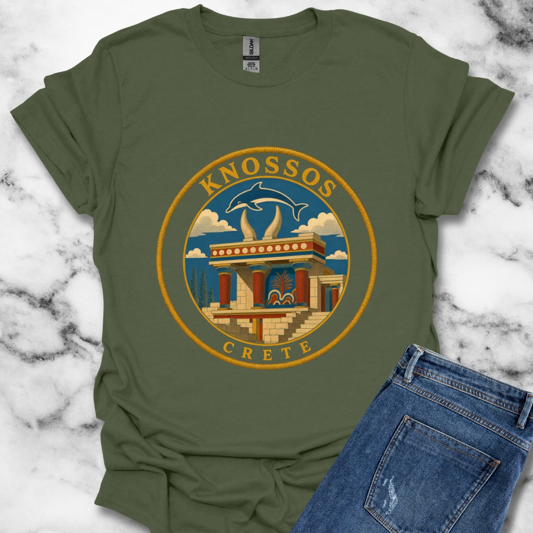 Knossos Crete Palace Patch T-Shirt