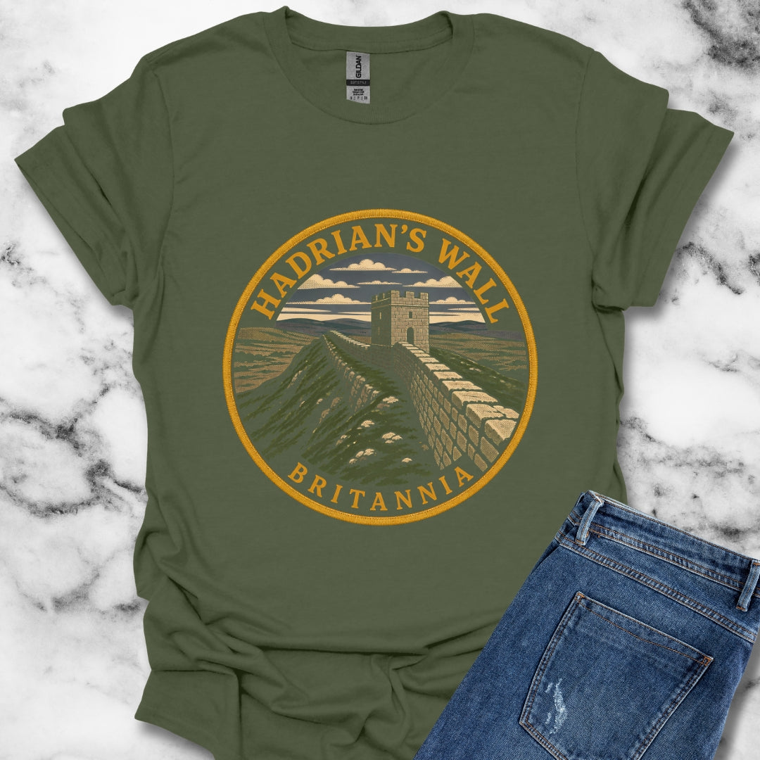 Hadrian's Wall Britannia Patch T-Shirt