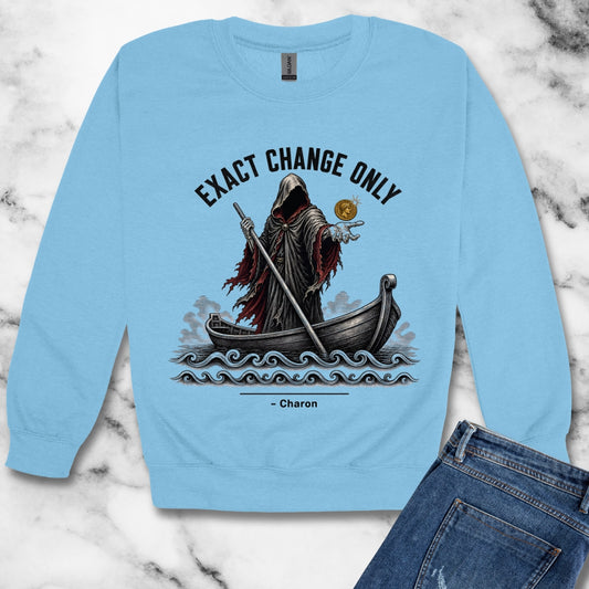 Charon Exact Change Only Unisex Heavy Crewneck Sweatshirt