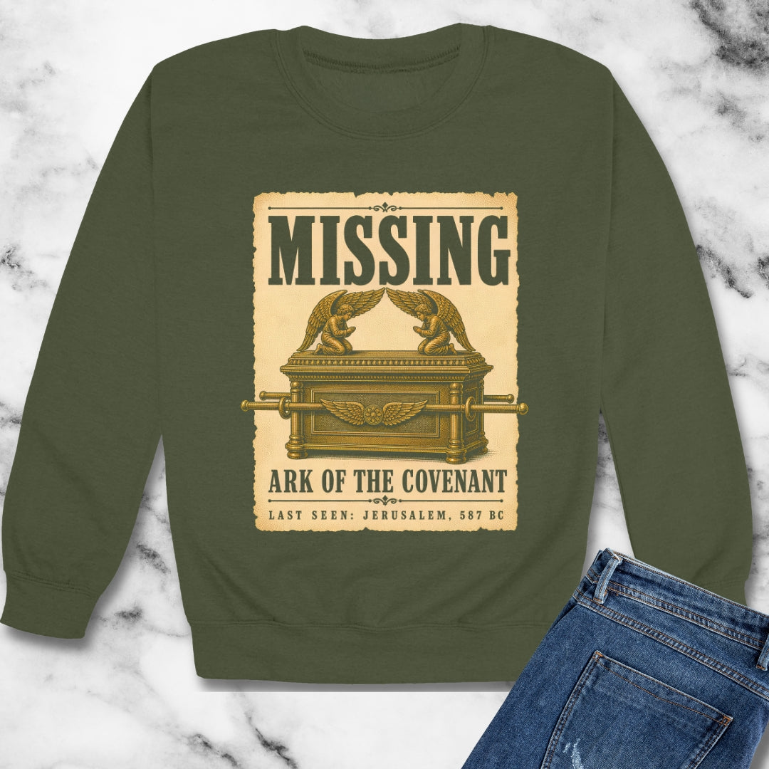 Missing Ark of the Covenant Poster Unisex Heavy Crewneck Sweatshirt