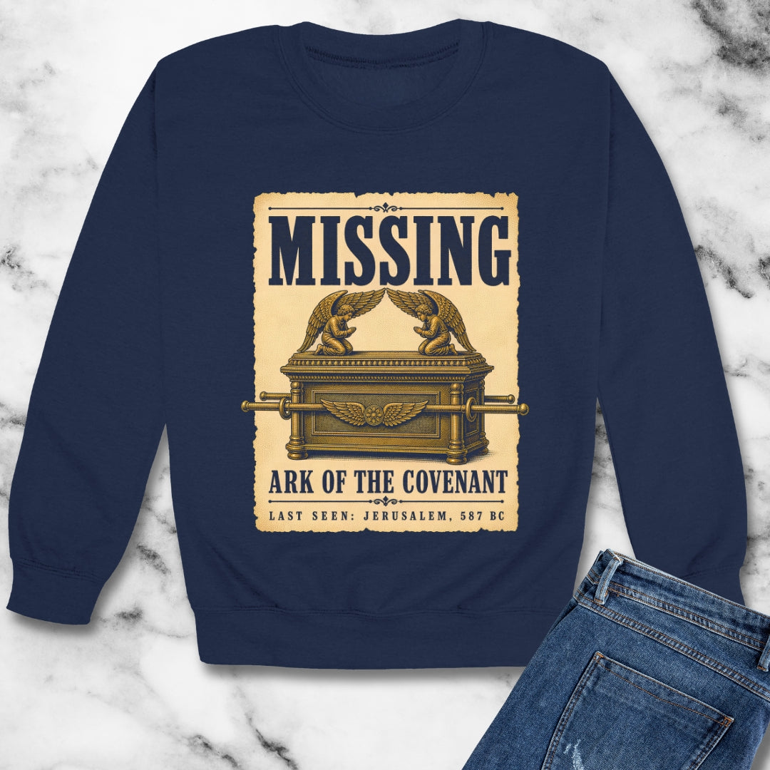 Missing Ark of the Covenant Poster Unisex Heavy Crewneck Sweatshirt